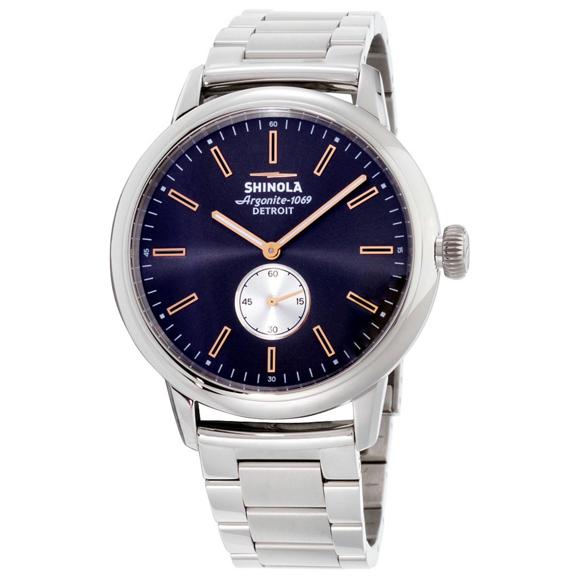 Front view of Shinola The Bedrock Men's Quartz Watch 20090078