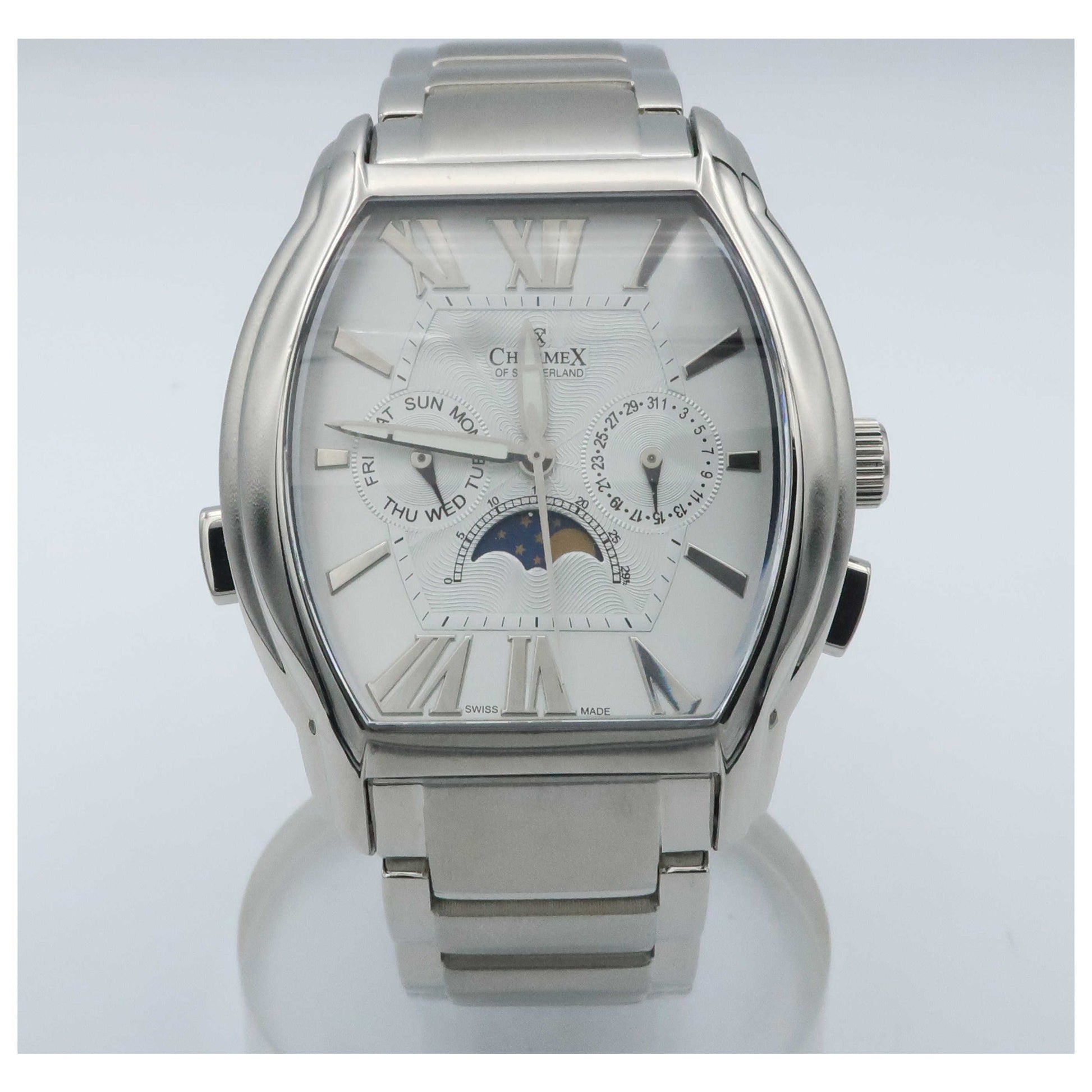 Front view of Charmex Lucerne Men's Swiss Quartz (Battery-Powered) Watch 2010-PO