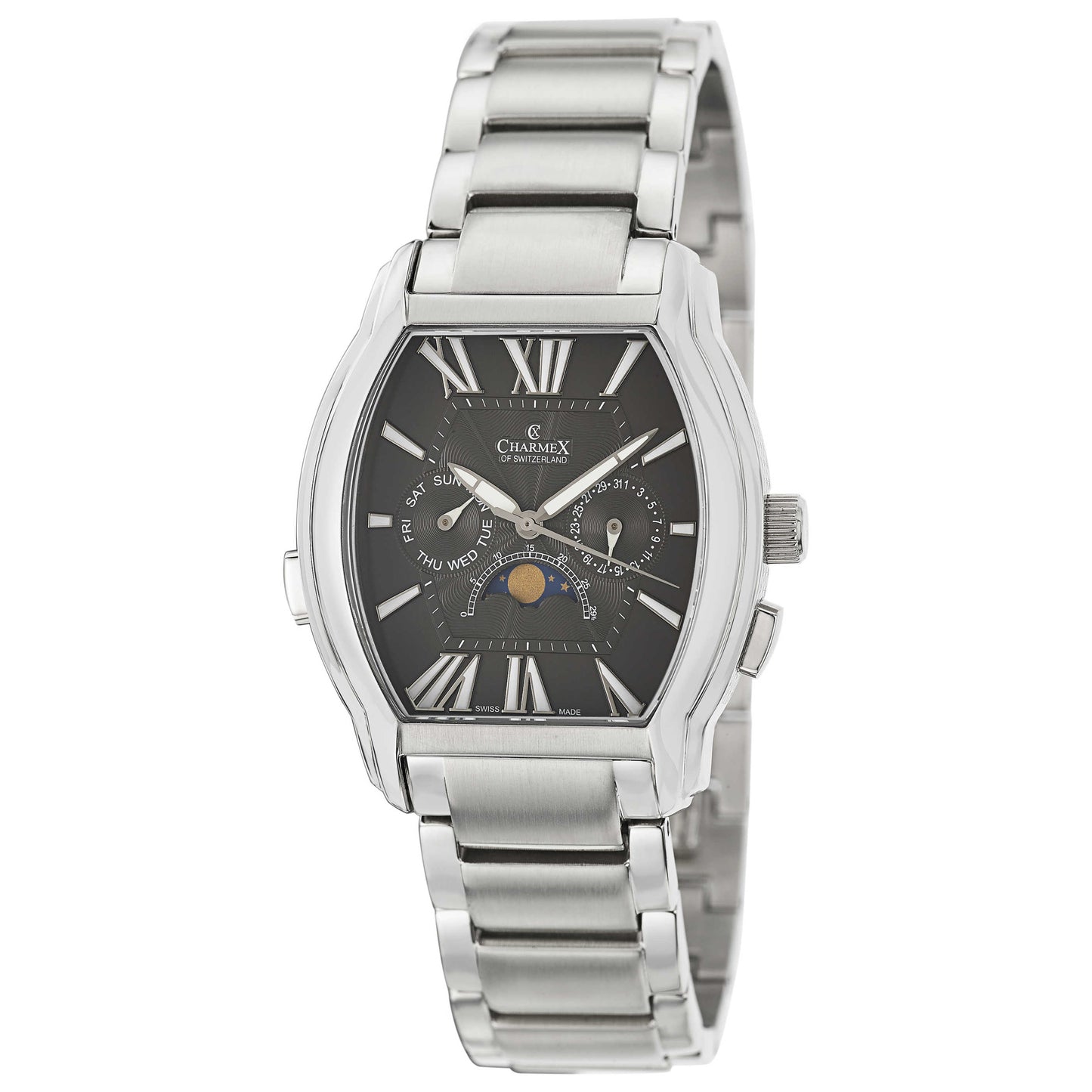 Front view of Charmex Lucerne Men's Swiss Quartz (Battery-Powered) Watch 2011