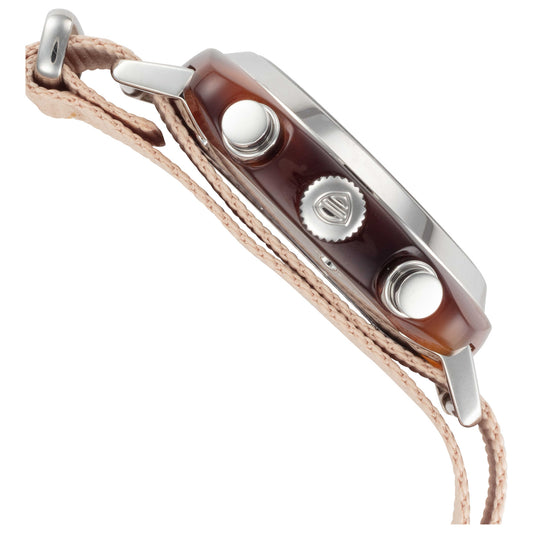 Right view of Briston Clubmaster Classic Terracotta Men's Quartz Watch 20140.SA.T.36.NTN