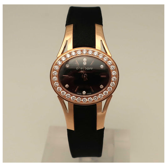 Front view of Davidoff Jewelry Women's Swiss Quartz (Battery-Powered) Watch 20173-SD