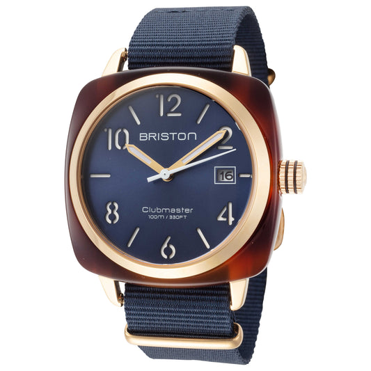 Front view of Briston Clubmaster Classic Men's Quartz Watch 20240.PYA.T.33.NMB