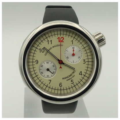 Front view of Giuliano Mazzuoli Manometro Men's Automatic Watch 2030COA-510FABL-PO
