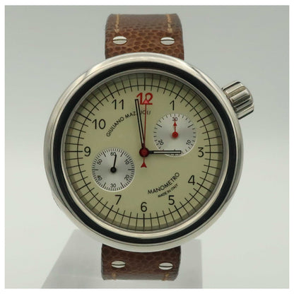 Front view of Giuliano Mazzuoli Manometro Men's Automatic Watch 2030CON-319VN-PO3