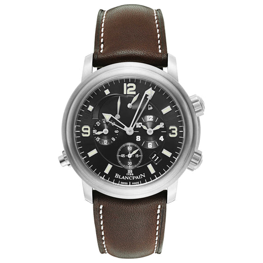 Front view of Blancpain Leman Men's Automatic Watch 2041-1230-63B