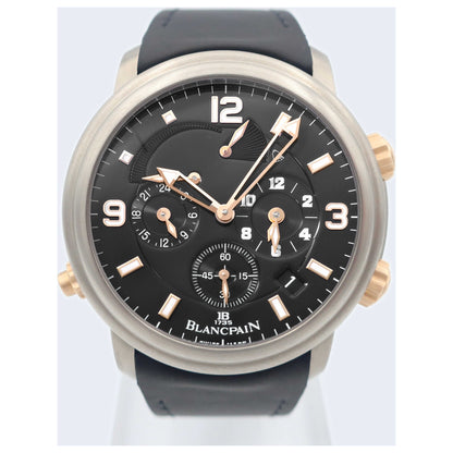 Front view of Blancpain Leman Men's Automatic Watch 2041-12A30-64B-SD
