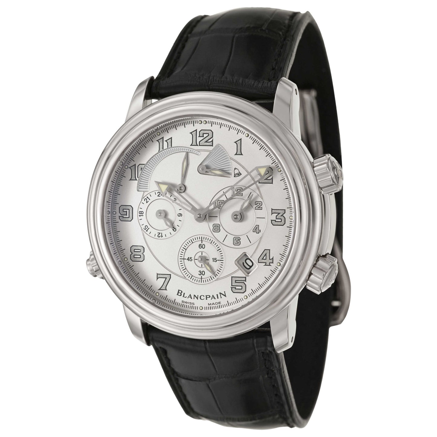 Front view of Blancpain Leman Men's Automatic Watch 2041-1542-53B