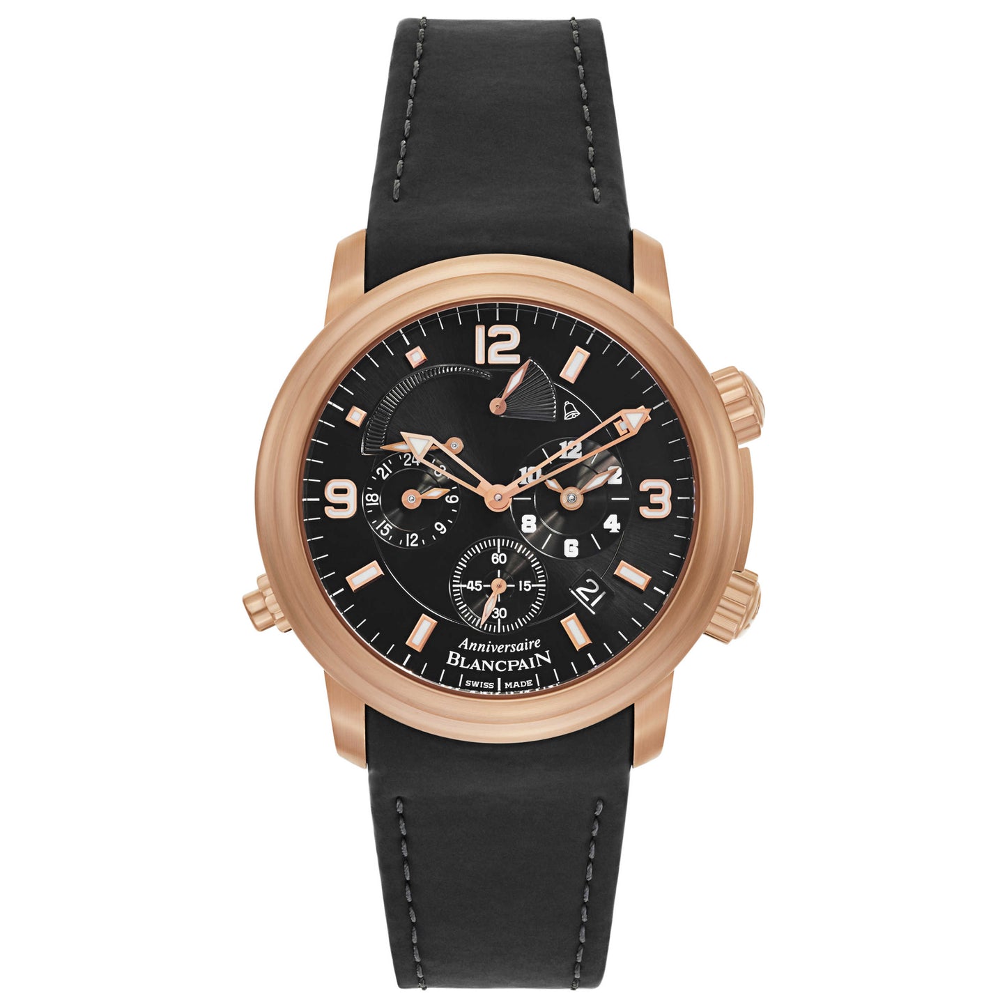 Front view of Blancpain Leman Men's Automatic Watch 2041B-3630-64B