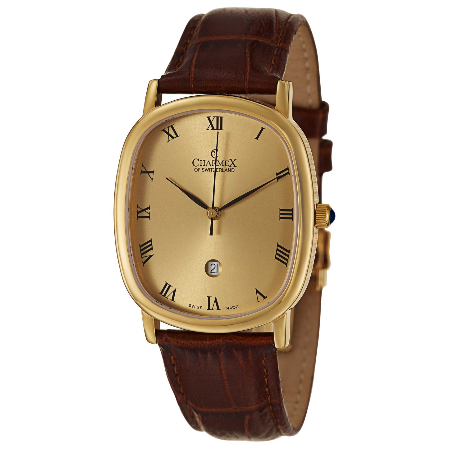 Front view of Charmex Sorrento Men's Swiss Quartz (Battery-Powered) Watch 2086