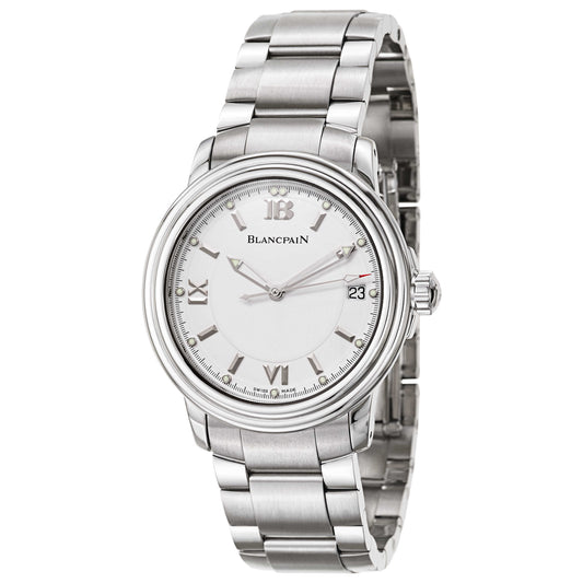 Front view of Blancpain Leman Men's Automatic Watch 2100-1127-71