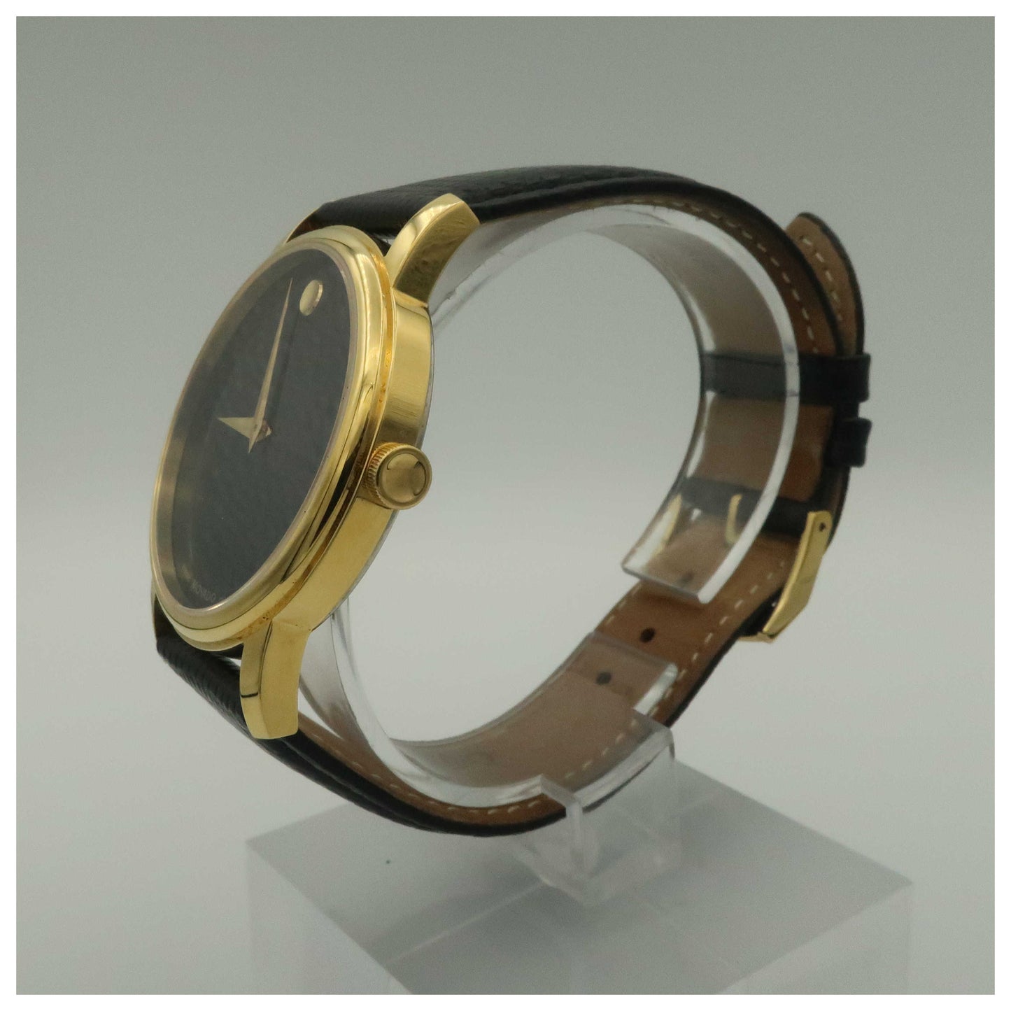 Movado Museum Men's Swiss Quartz (Battery-Powered) Watch 2100005-PO2 - Image #4
