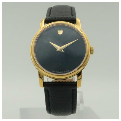 Front view of Movado Museum Women's Swiss Quartz (Battery-Powered) Watch 2100006-SDV
