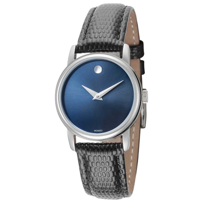 Front view of Movado Classic Museum Women's Quartz Watch 2100010