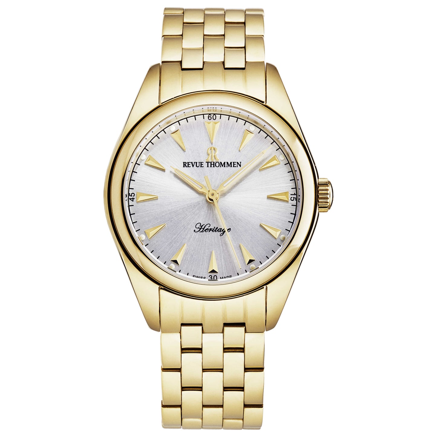 Front view of Revue Thommen Heritage Men's Automatic Watch 21010.2112