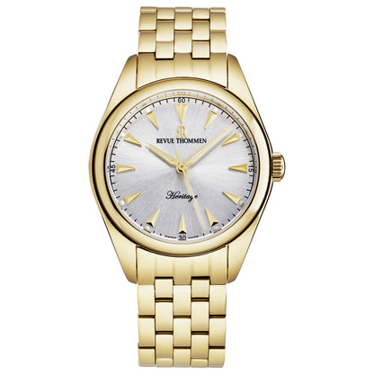 Front view of Revue Thommen Heritage Men's Automatic Watch 21010.2112