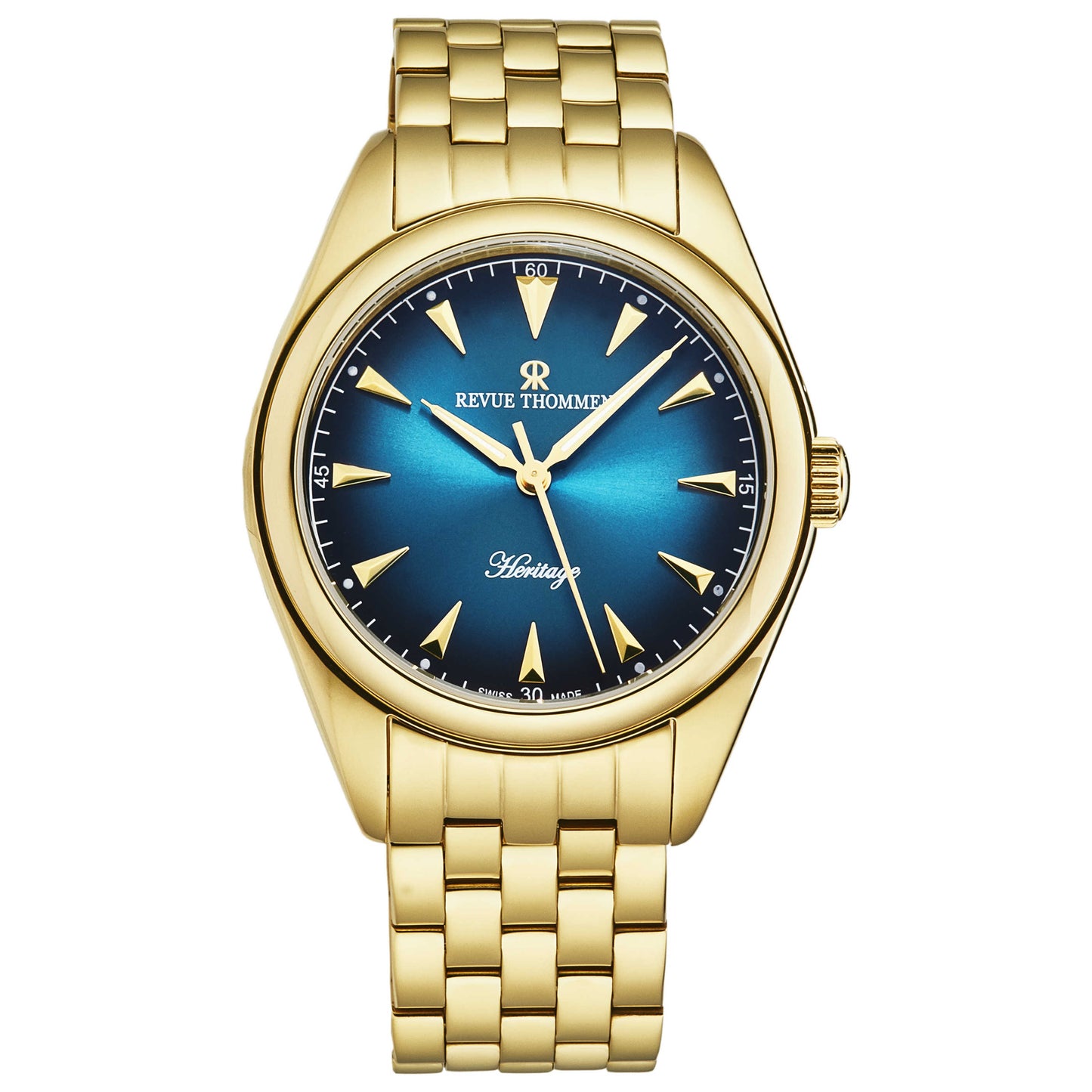 Front view of Revue Thommen Heritage Men's Automatic Watch 21010.2115
