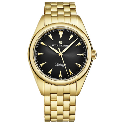 Front view of Revue Thommen Heritage Men's Automatic Watch 21010.2117