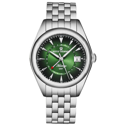 Front view of Revue Thommen Heritage Men's Automatic Watch 21010.2334