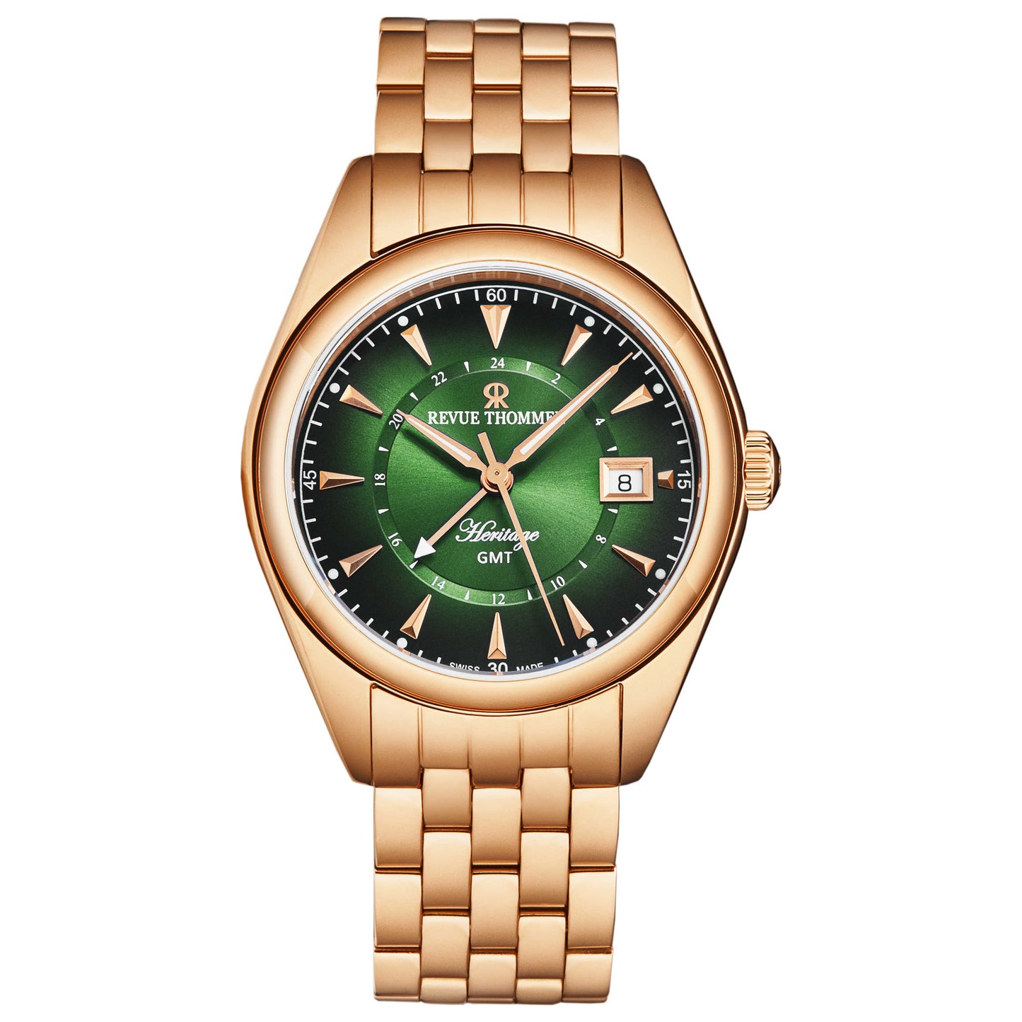 Front view of Revue Thommen Heritage Men's Automatic Watch 21010.2364