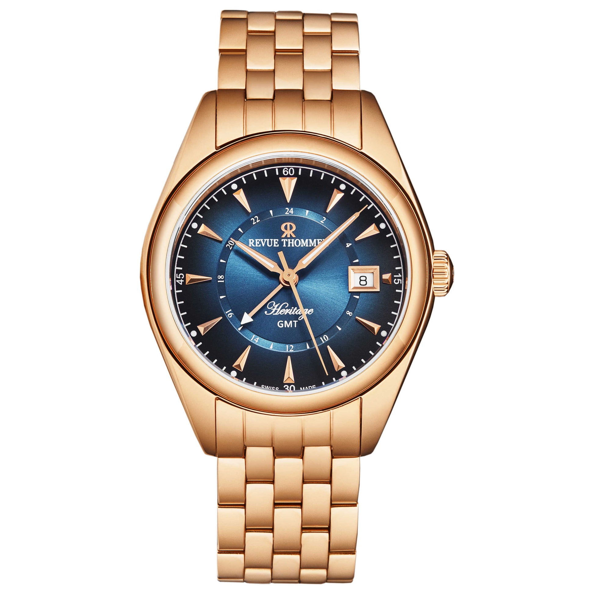Front view of Revue Thommen Heritage Men's Automatic Watch 21010.2365