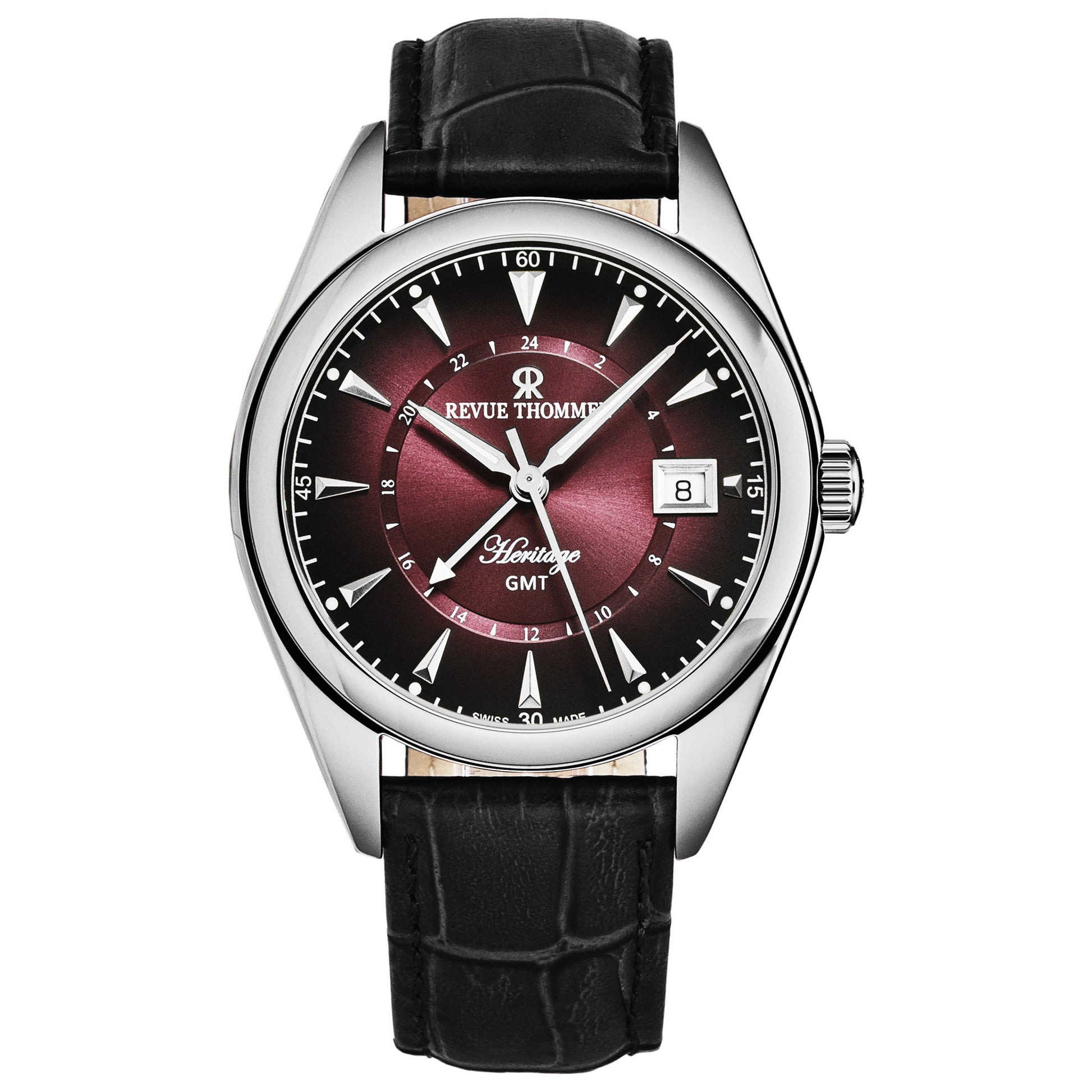 Front view of Revue Thommen Heritage Men's Automatic Watch 21010.2436