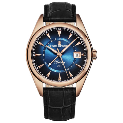 Front view of Revue Thommen Heritage Men's Automatic Watch 21010.2465