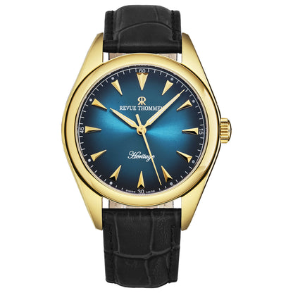 Front view of Revue Thommen Heritage Men's Automatic Watch 21010.2515