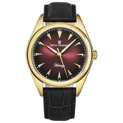 Front view of Revue Thommen Heritage Men's Automatic Watch 21010.2516