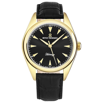 Front view of Revue Thommen Heritage Men's Automatic Watch 21010.2517