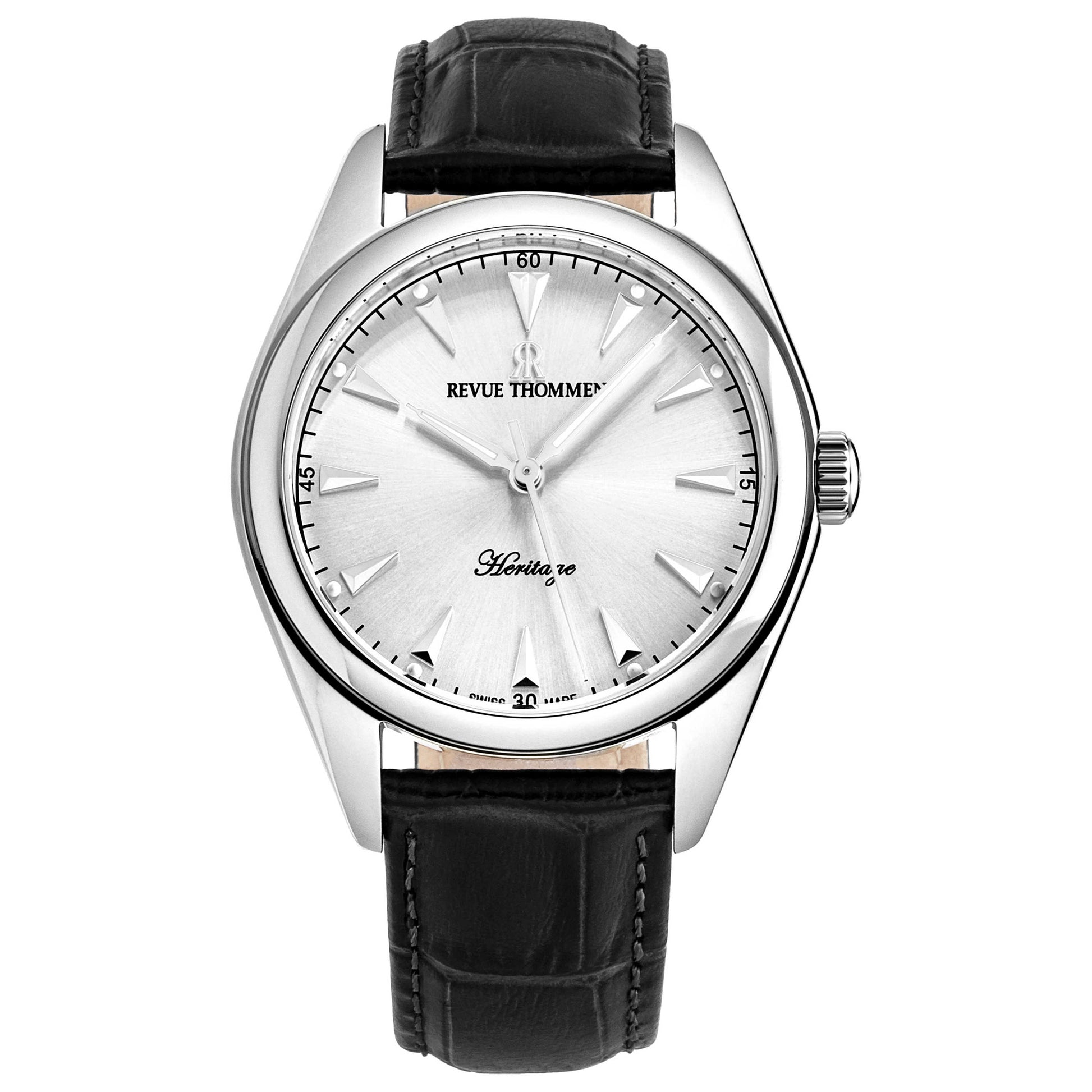 Front view of Revue Thommen Heritage Men's Automatic Watch 21010.2531