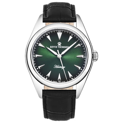 Front view of Revue Thommen Heritage Men's Automatic Watch 21010.2534