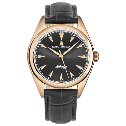 Front view of Revue Thommen Heritage Men's Automatic Watch 21010.2561