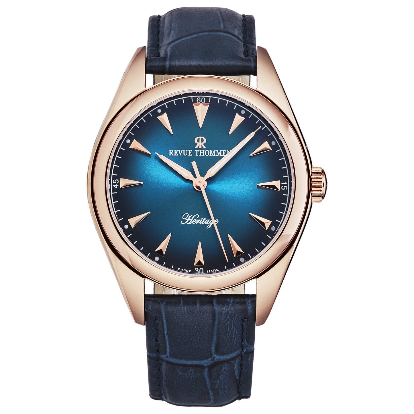 Front view of Revue Thommen Heritage Men's Automatic Watch 21010.2568