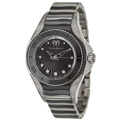 Front view of TechnoMarine Blue Manta Women's Swiss Quartz (Battery-Powered) Watch 213004