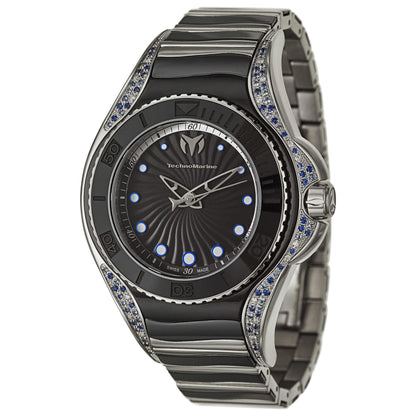 Front view of TechnoMarine Blue Manta Women's Swiss Quartz (Battery-Powered) Watch 213005