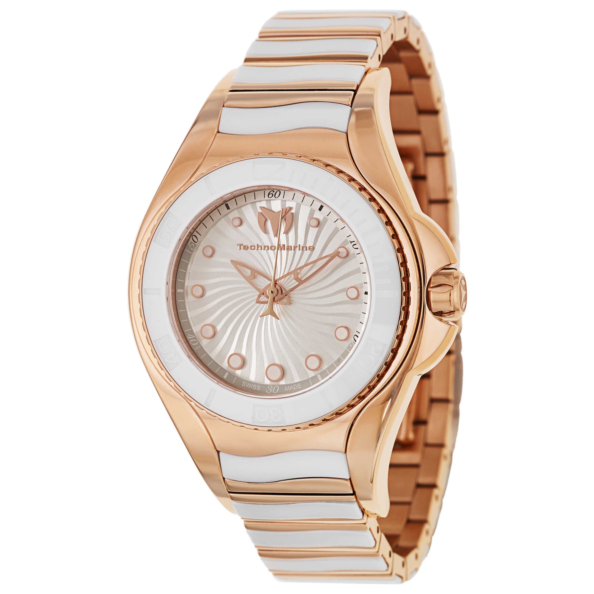 Front view of TechnoMarine Blue Manta Women's Swiss Quartz (Battery-Powered) Watch 214001