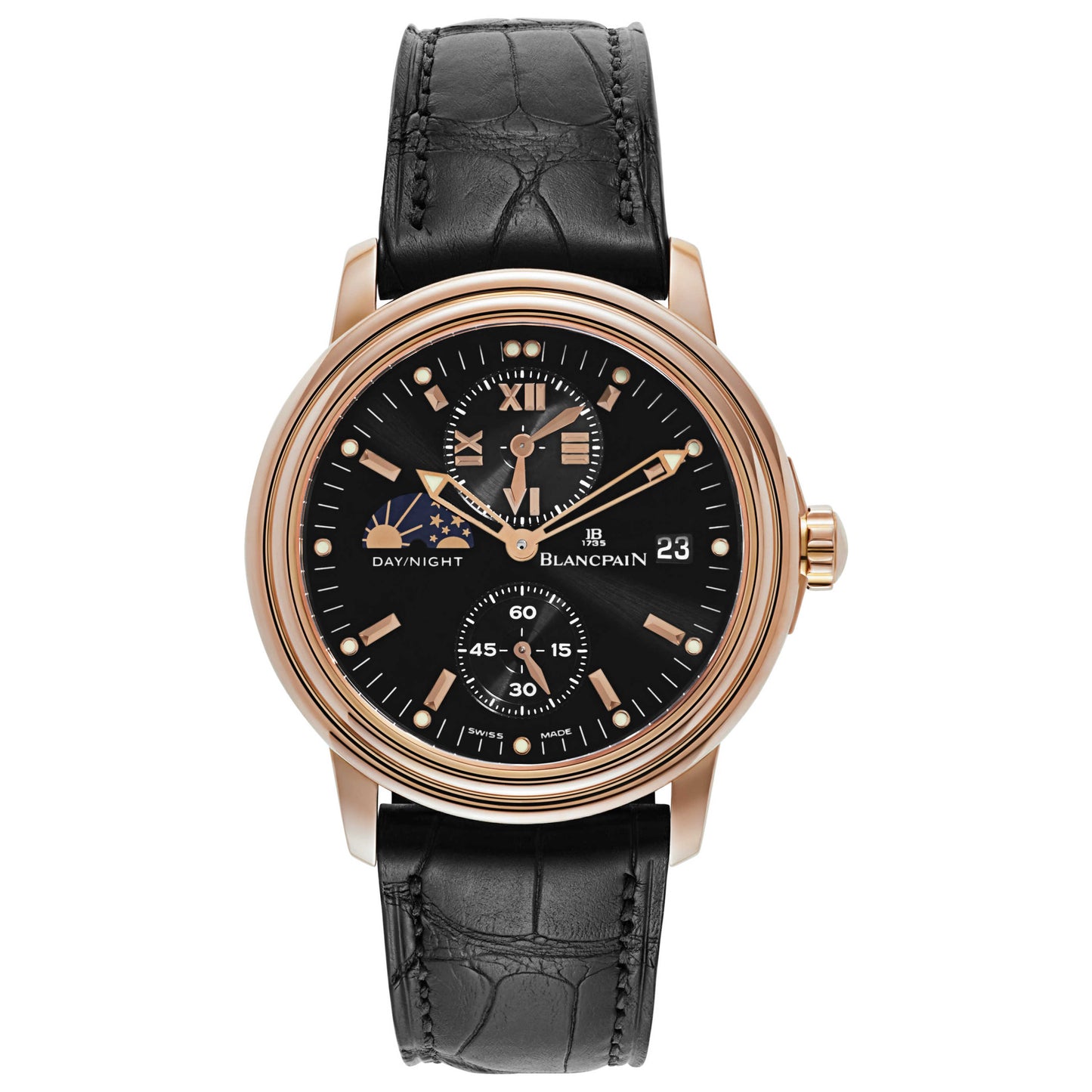 Front view of Blancpain Leman Men's Automatic Watch 2160-3630-53B