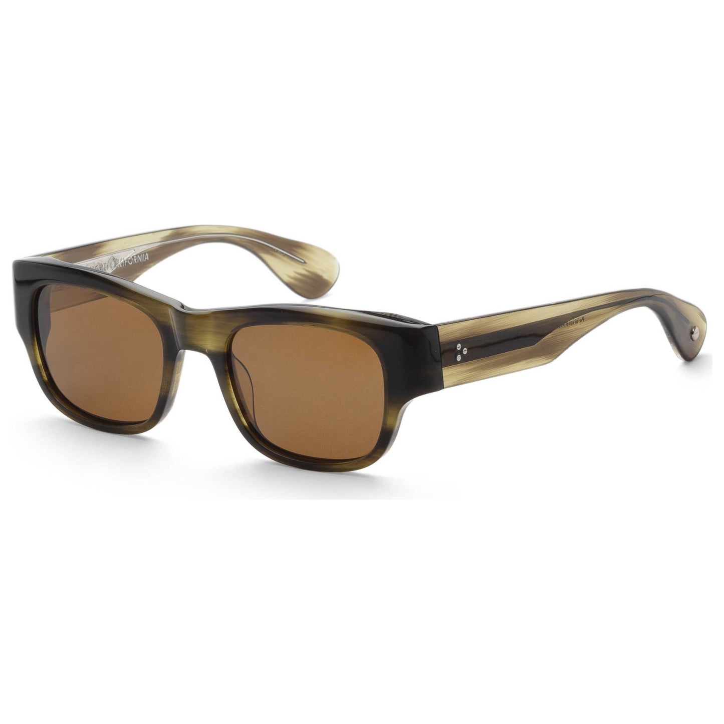 Front view of Garrett Leight SHASTA Women's Sunglasses 2161-51-DGFRPCOFPLR