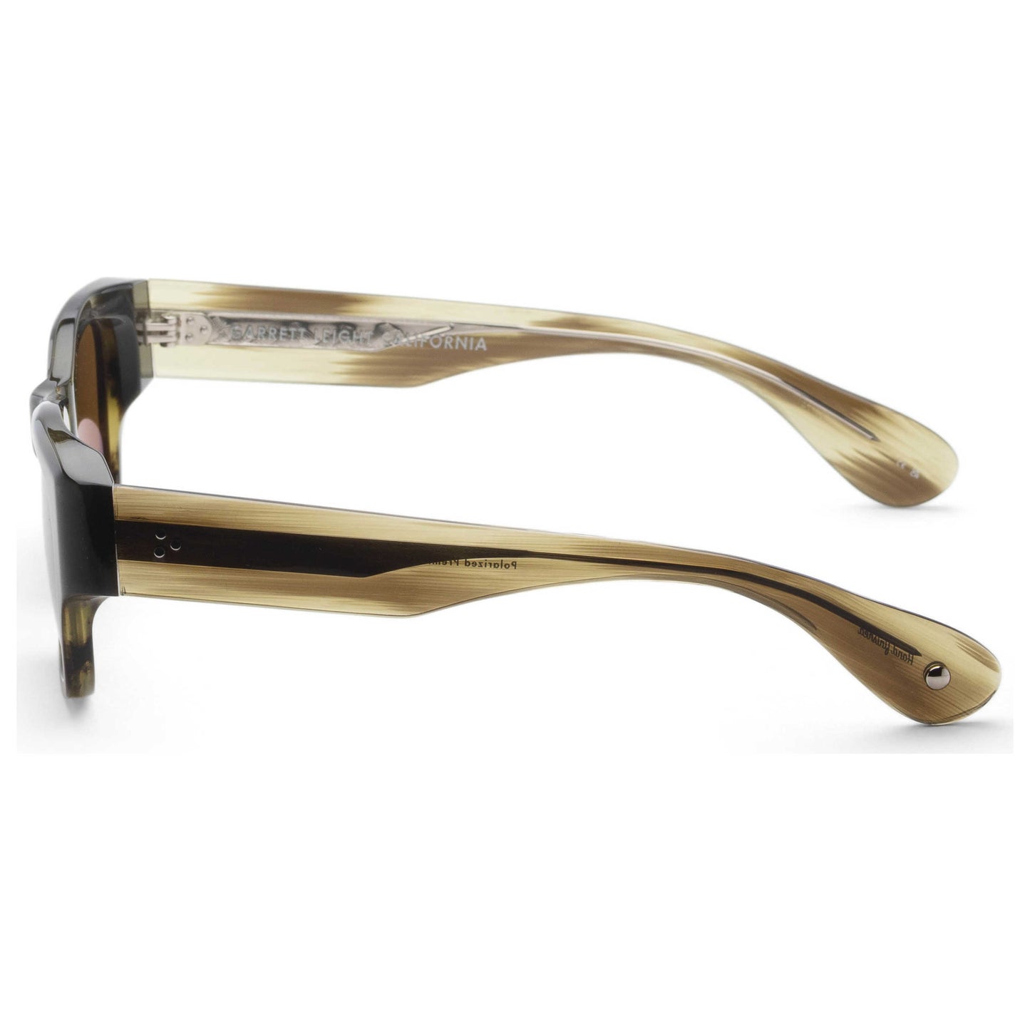 Left view of Garrett Leight SHASTA Women's Sunglasses 2161-51-DGFRPCOFPLR