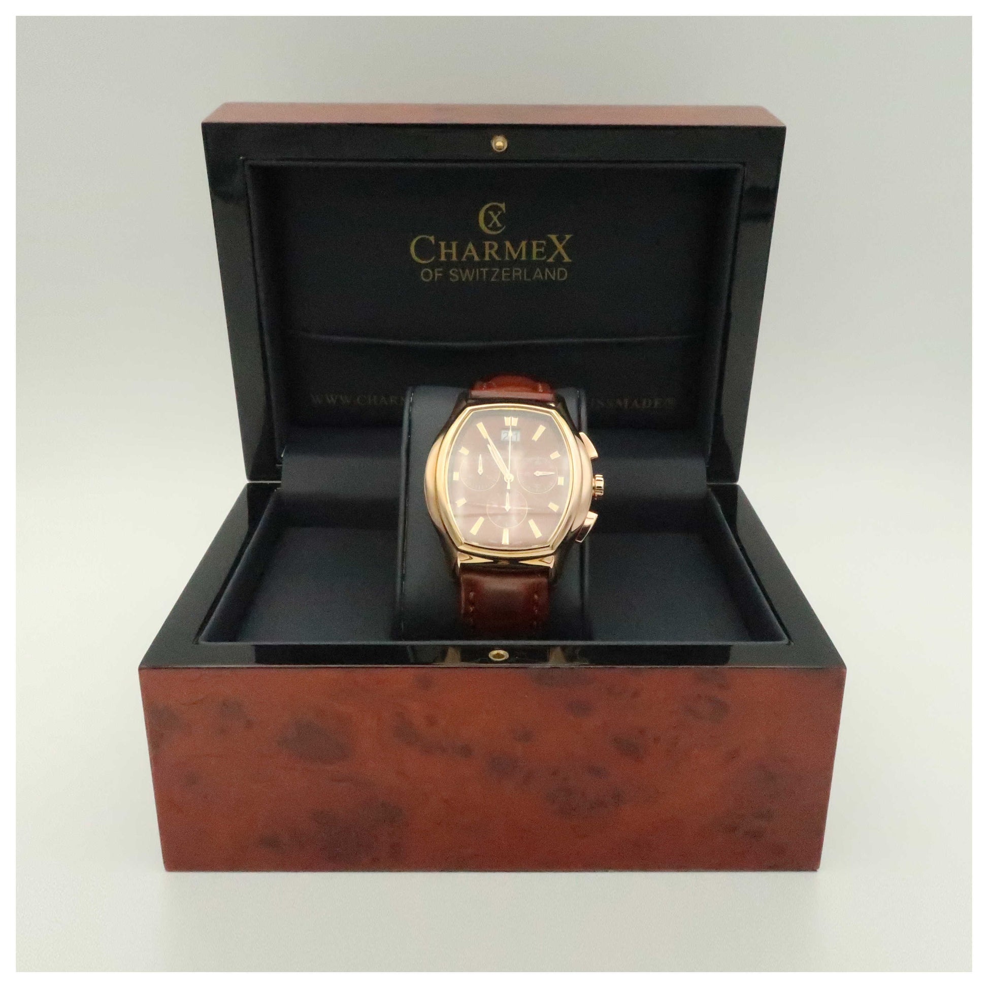 Charmex St. Moritz Men's Swiss Quartz (Battery-Powered) Watch 2168-SDV - Image #6