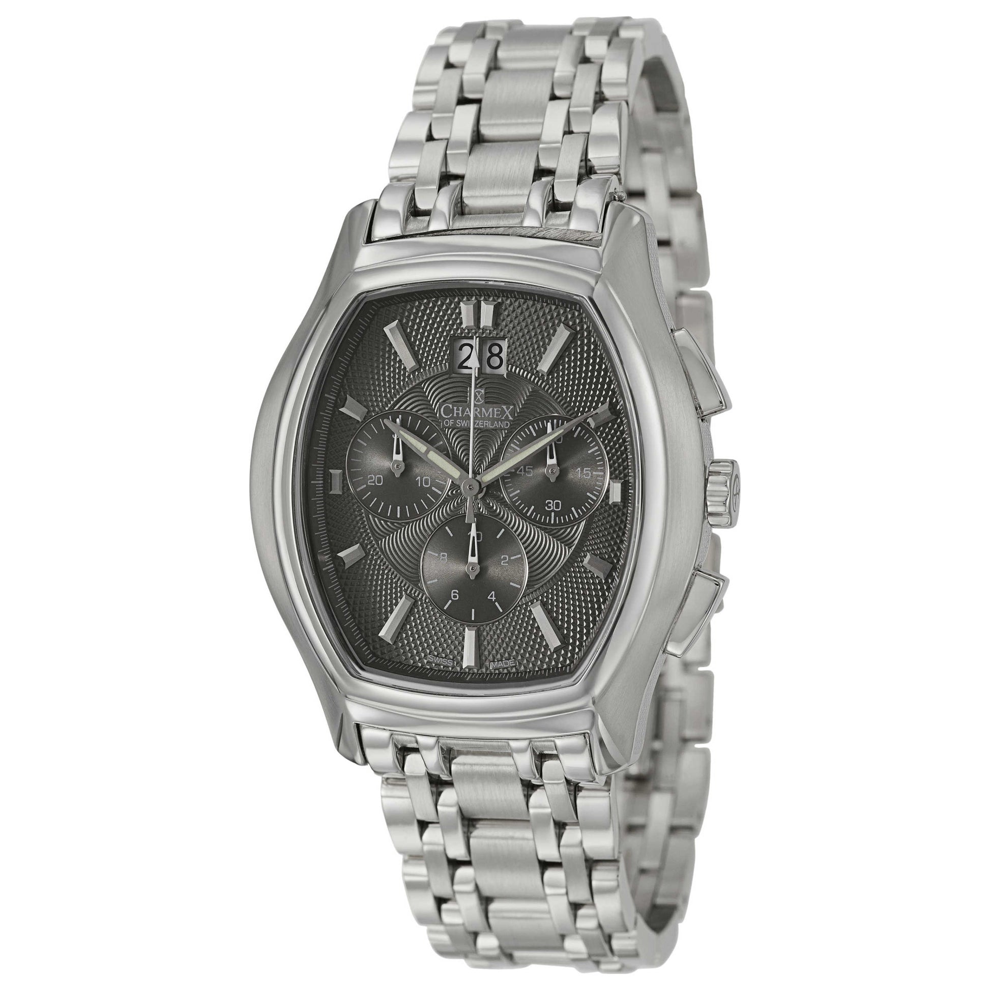 Front view of Charmex St. Moritz Men's Swiss Quartz (Battery-Powered) Watch 2176