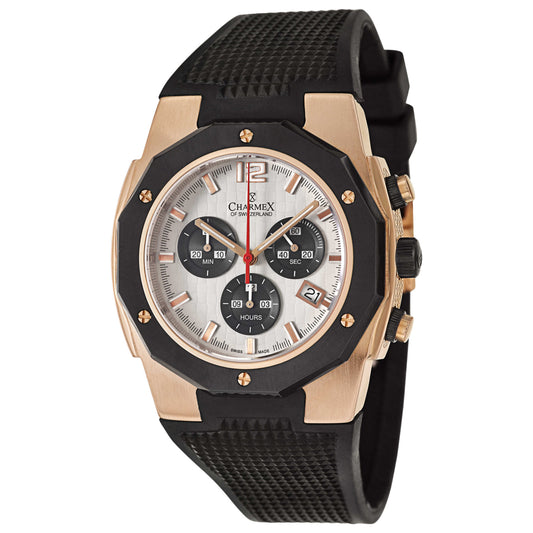 Front view of Charmex Brooklands Men's Swiss Quartz (Battery-Powered) Watch 2190