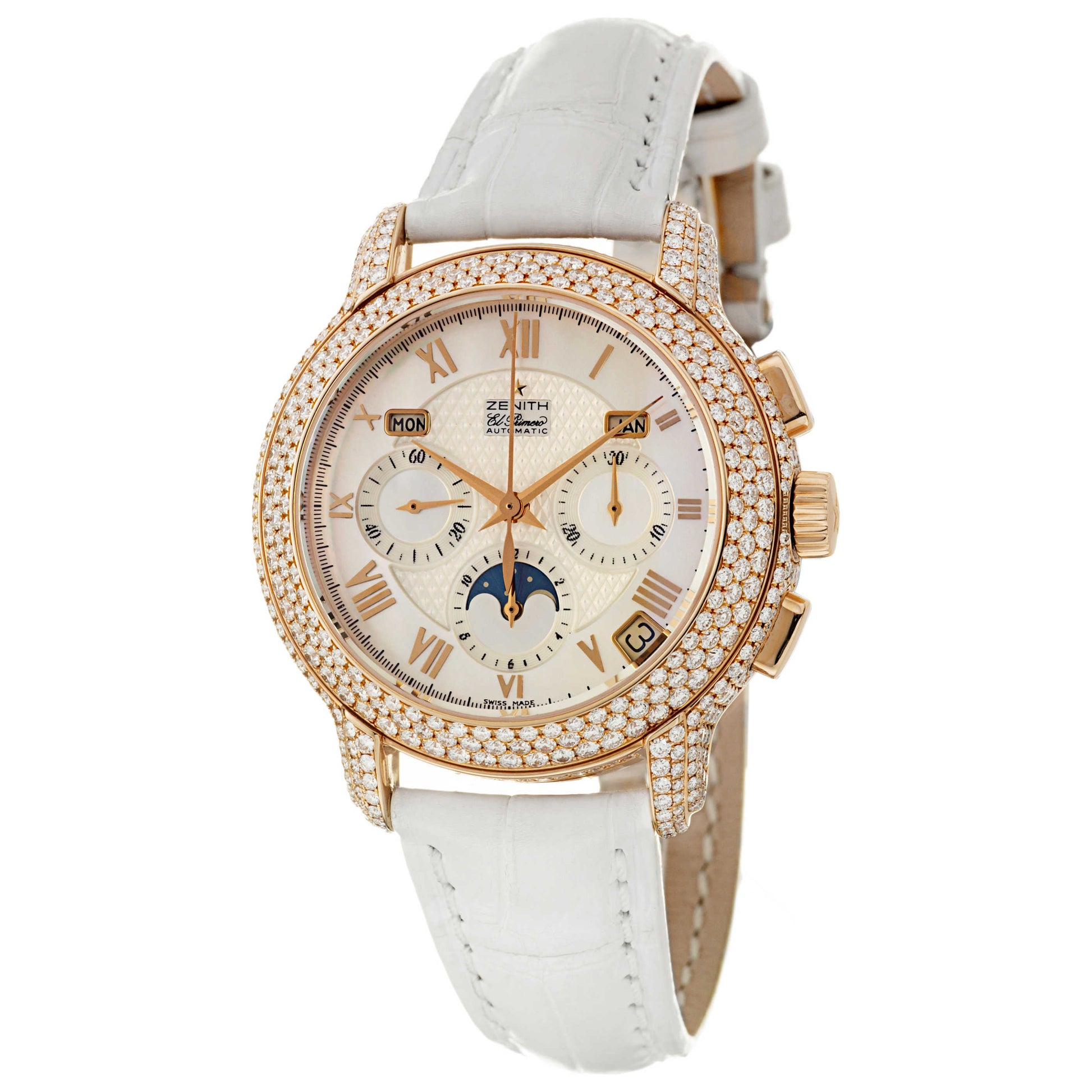 Front view of Zenith ChronoMaster Lady Women's Automatic Watch 22-1231-410-81C664GB