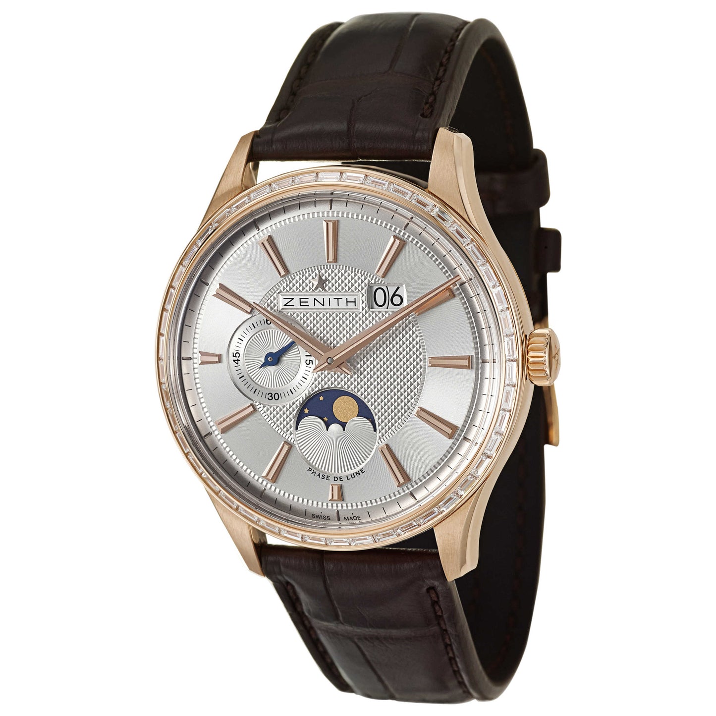 Front view of Zenith Captain Men's Automatic Watch 22-2141-691-01-C498