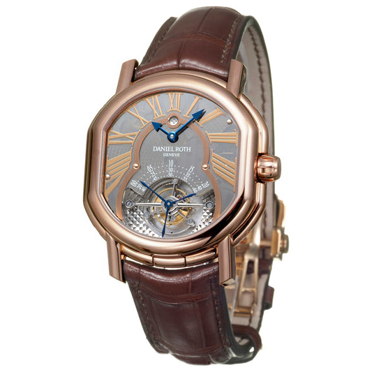 Front view of Daniel Roth Tourbillon Men's Manual-Wind Watch 220-Y-50-144-CB-BD