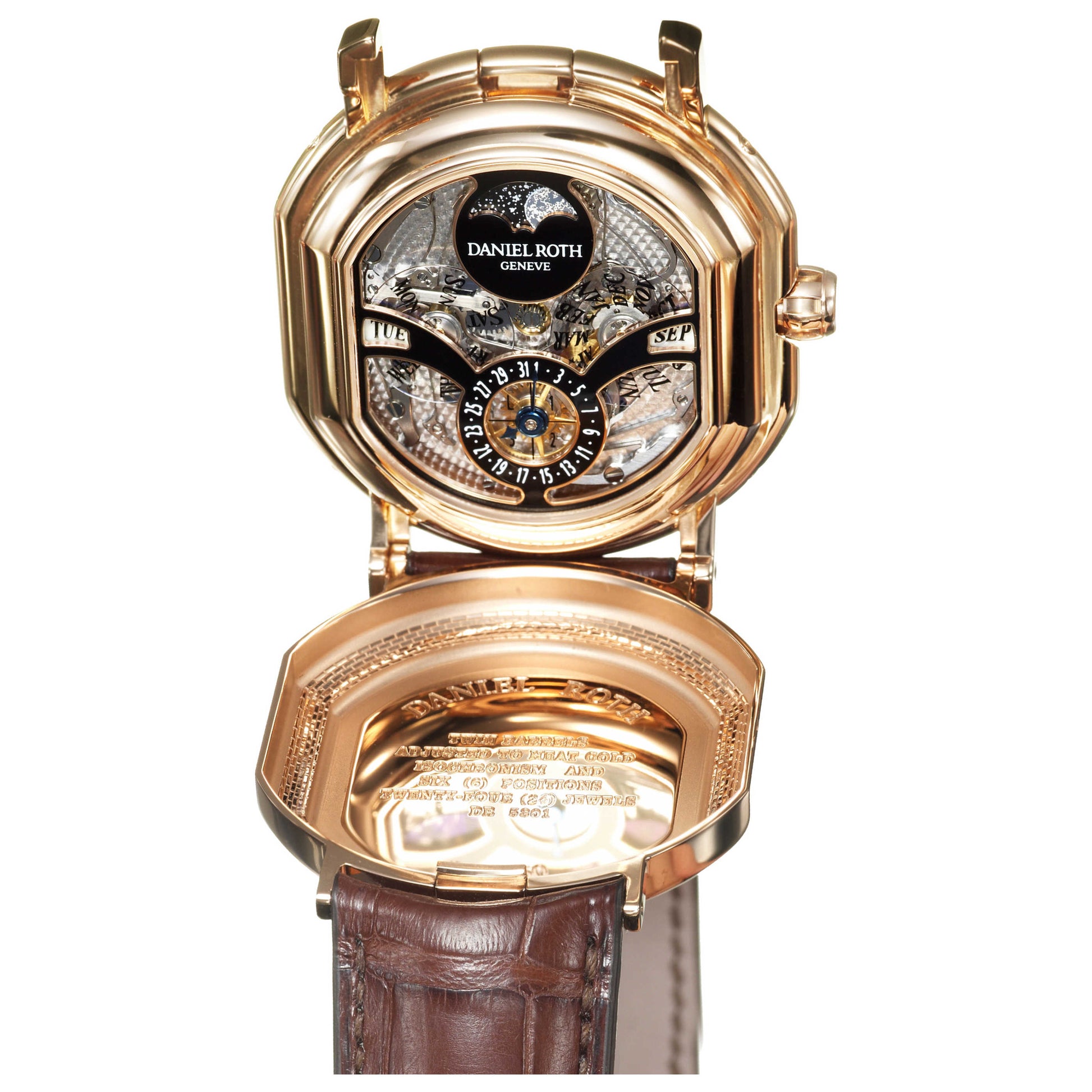 Daniel Roth Tourbillon Men's Manual-Wind Watch 220-Y-50-144-CB-BD - Image #8