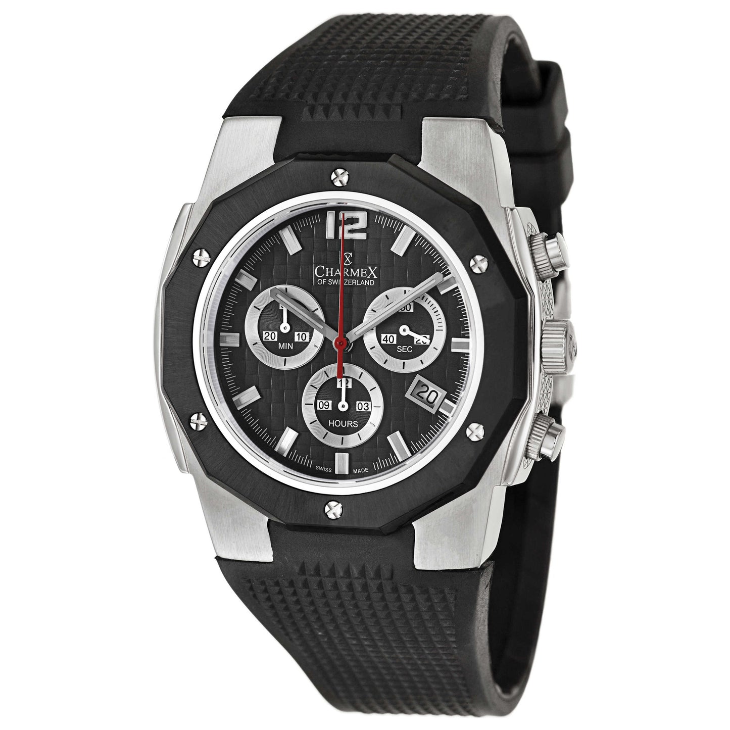 Front view of Charmex Brooklands Men's Swiss Quartz (Battery-Powered) Watch 2201