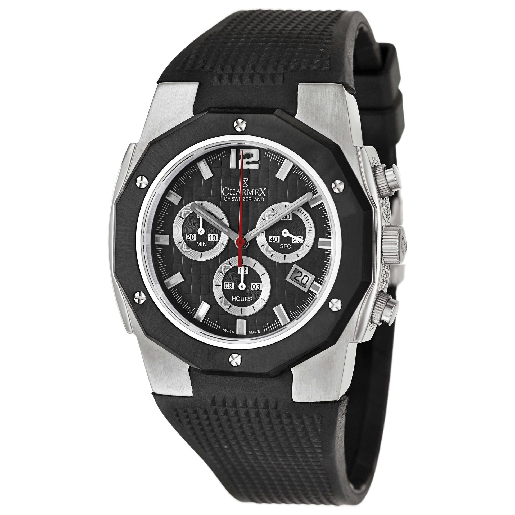 Front view of Charmex Brooklands Men's Swiss Quartz (Battery-Powered) Watch 2201