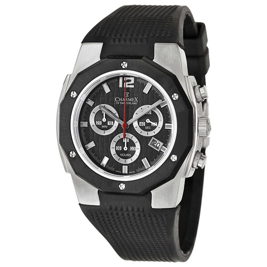 Front view of Charmex Brooklands Men's Swiss Quartz (Battery-Powered) Watch 2201