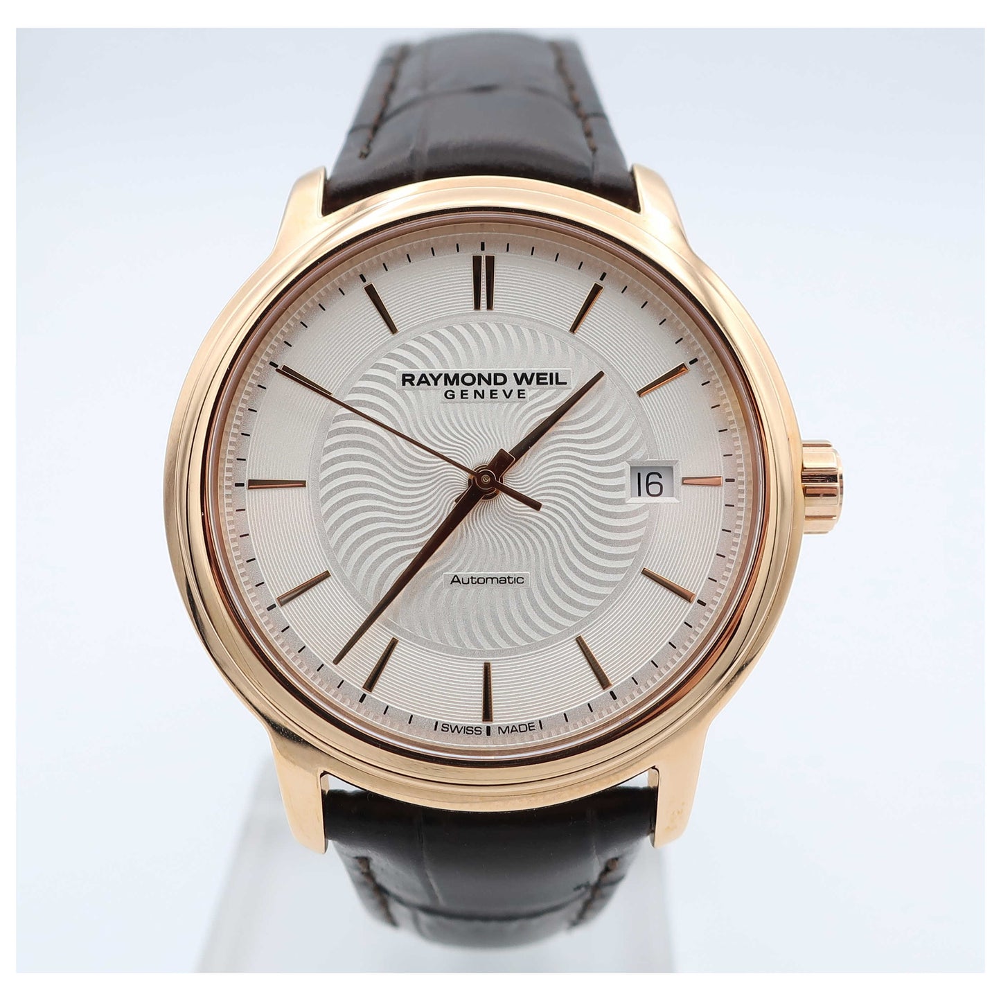 Front view of Raymond Weil Maestro Men's Automatic Watch 2237-PC5-65001-SD